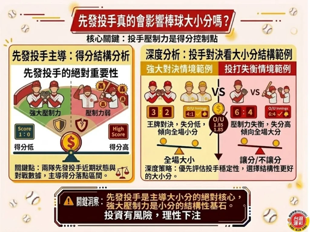 棒球大小分 棒球運彩大小分 棒球運彩投注 棒球運彩分析 棒球運彩玩法