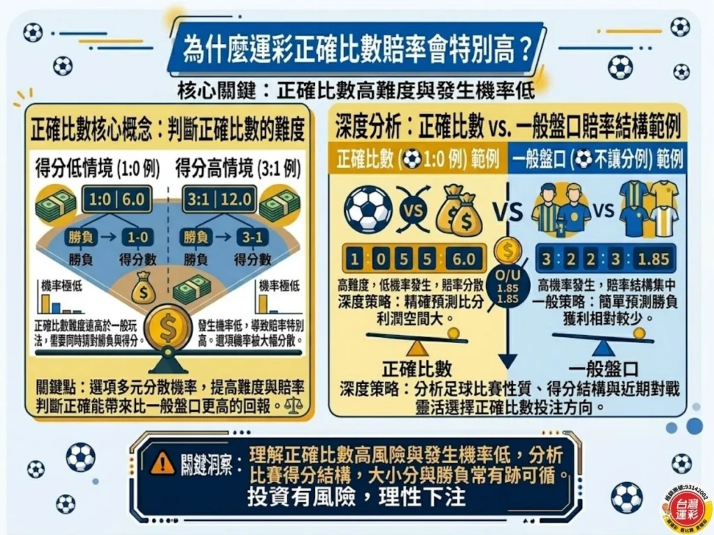 運彩正確比數 正確比數 正確比數玩法 足球正確比數 棒球正確比數