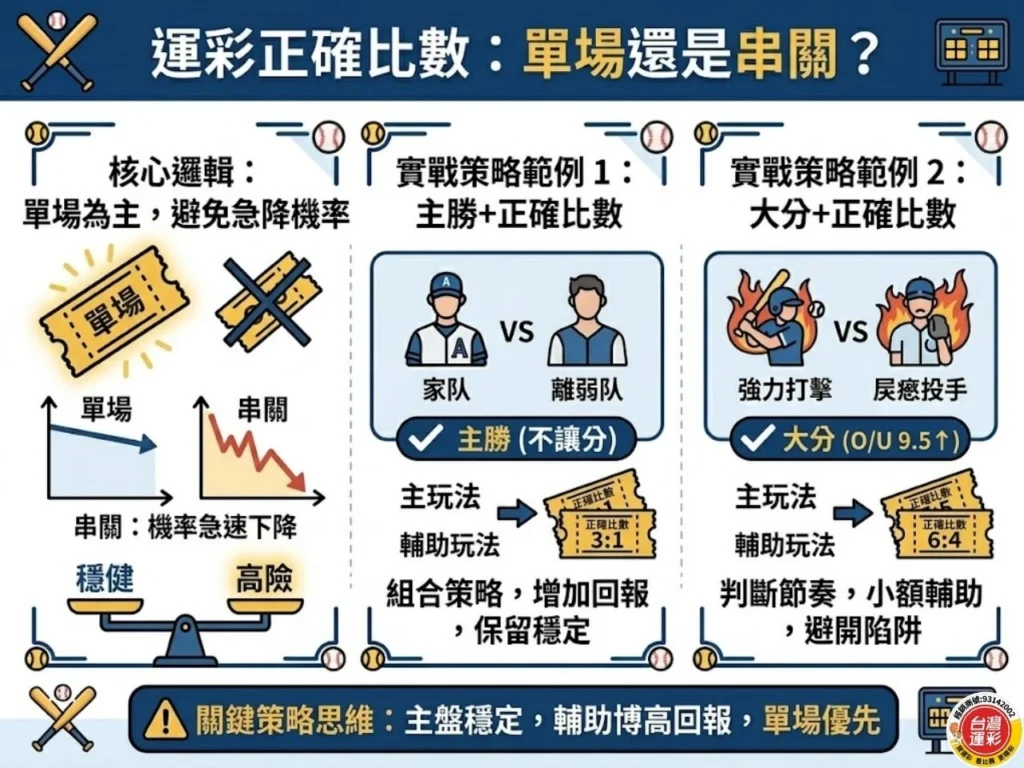 運彩正確比數 正確比數 正確比數玩法 足球正確比數 棒球正確比數